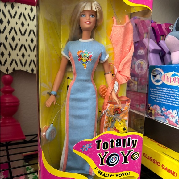 Vintage Mattel Barbie Totally YoYo Skipper Doll & YoYo Kitty And Bee - Picture 5 of 14